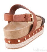 Monogram Platform Sandals