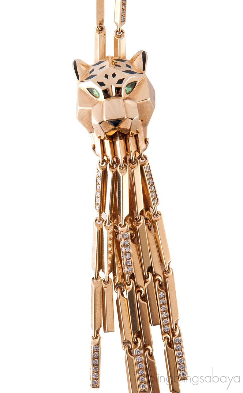 Panther Yellow Gold Diamond Nec.
