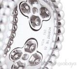 Perlée Clover Diamond Ring