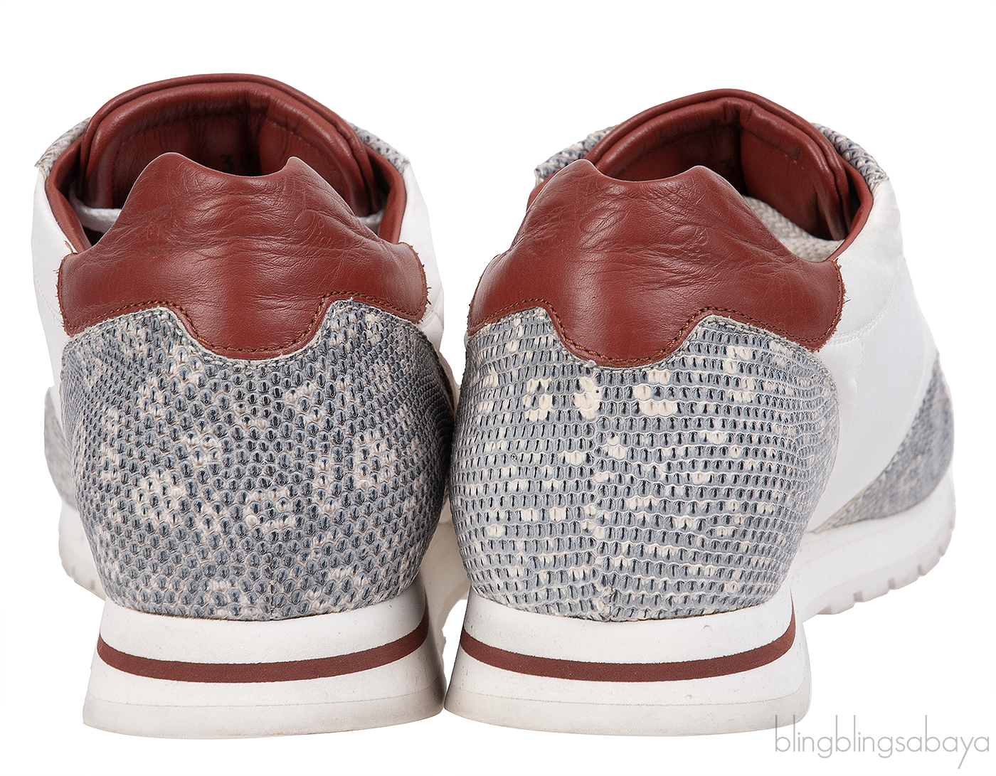 Loro Piana My Wind Microfibre & Lizard Sneakers