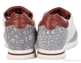 Loro Piana My Wind Microfibre & Lizard Sneakers