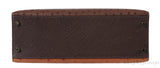 Hermes Kelly 32 Chocolate Natural and Dark Brown Ostrich GHW