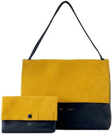 Tri-color All Soft Shoulder Bag