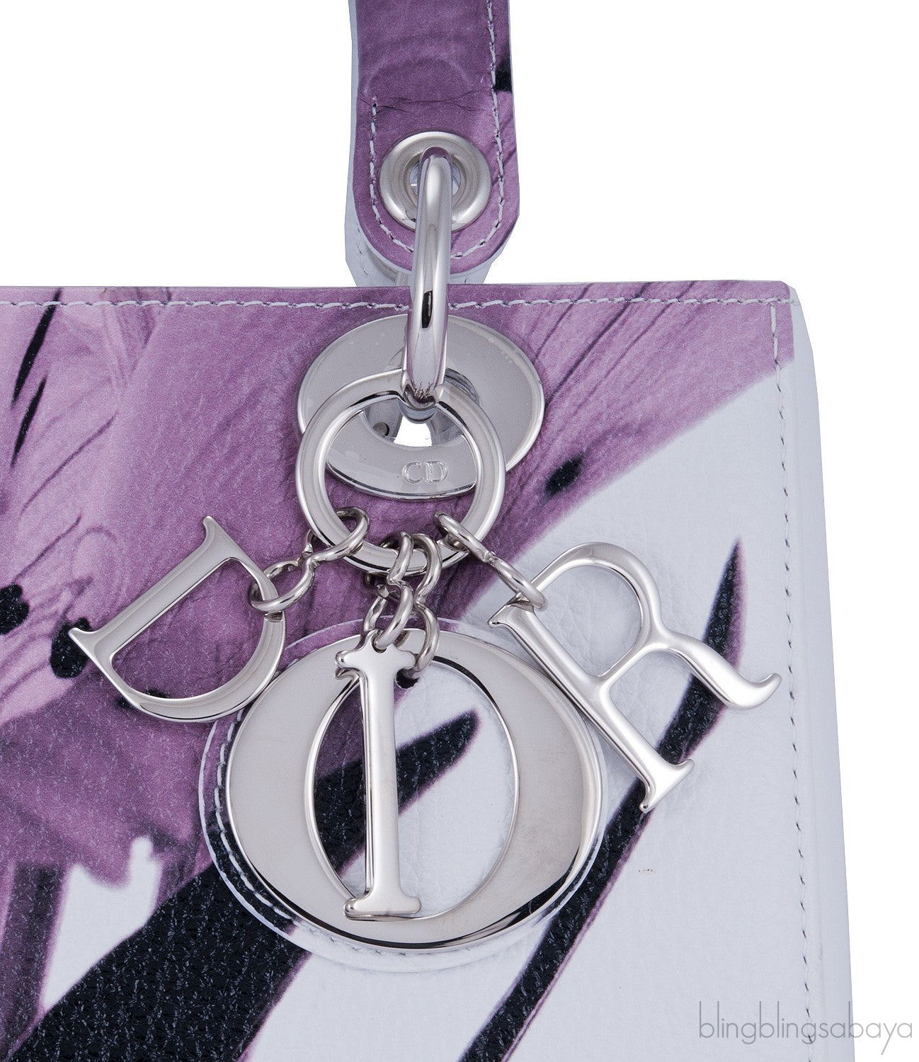 Lady Dior White Floral Print