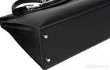 Kelly 32 Black Sellier Epsom PHW