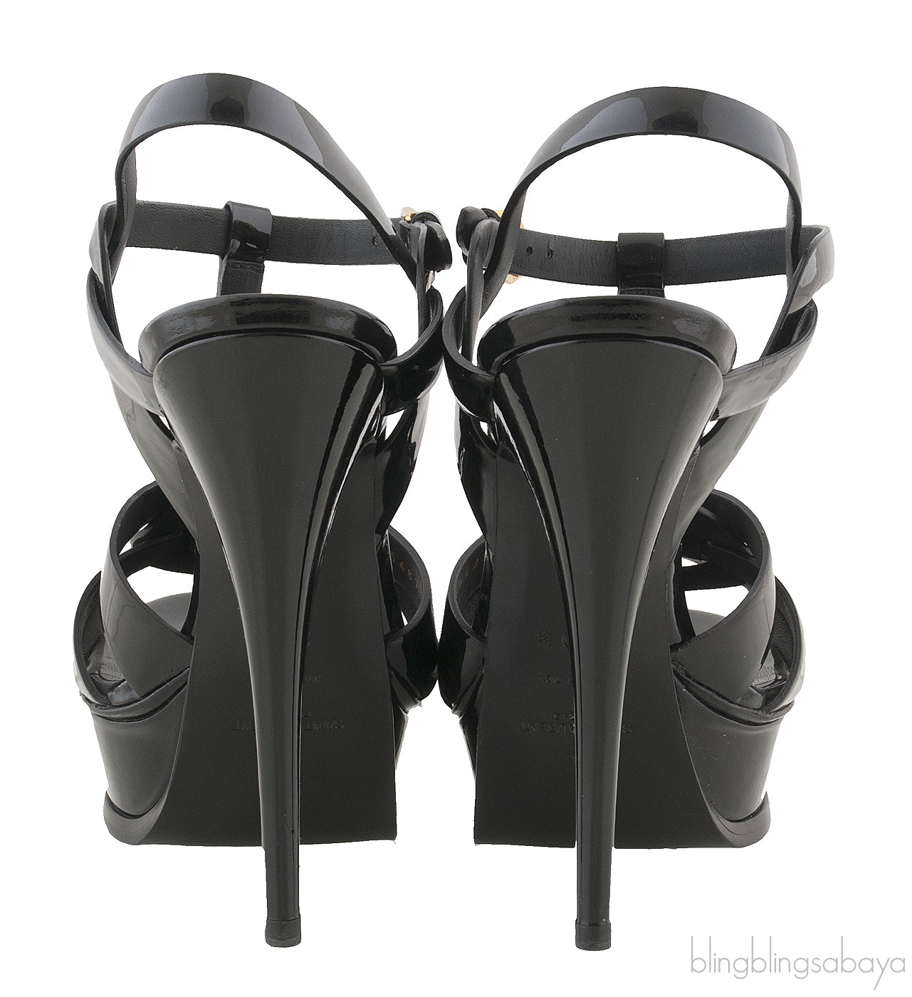 Tribute Black Patent Heels