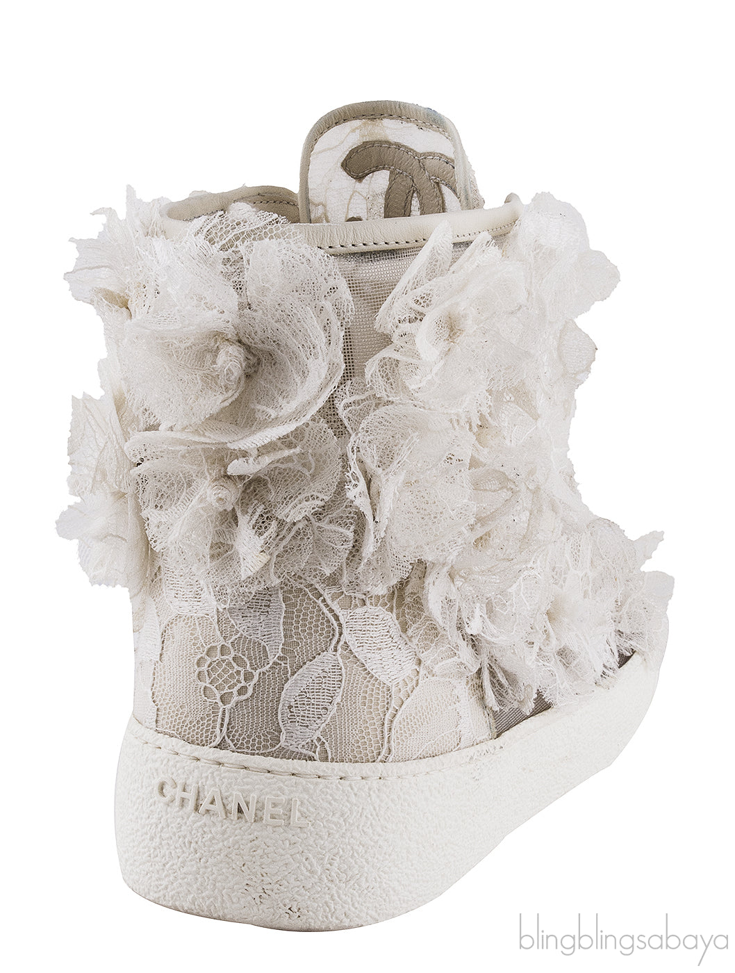 Floral Mesh Camellia Sneakers
