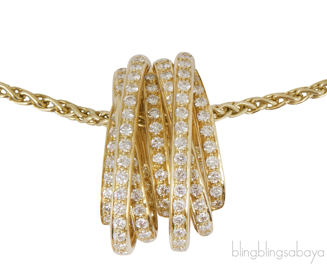 Allegra Diamond YG Necklace