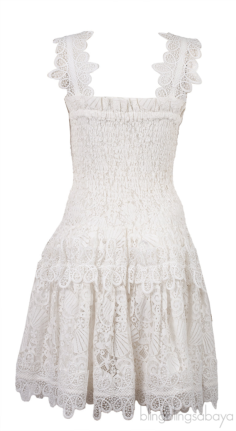 Waimari Joy Ivory White Mini Dress M