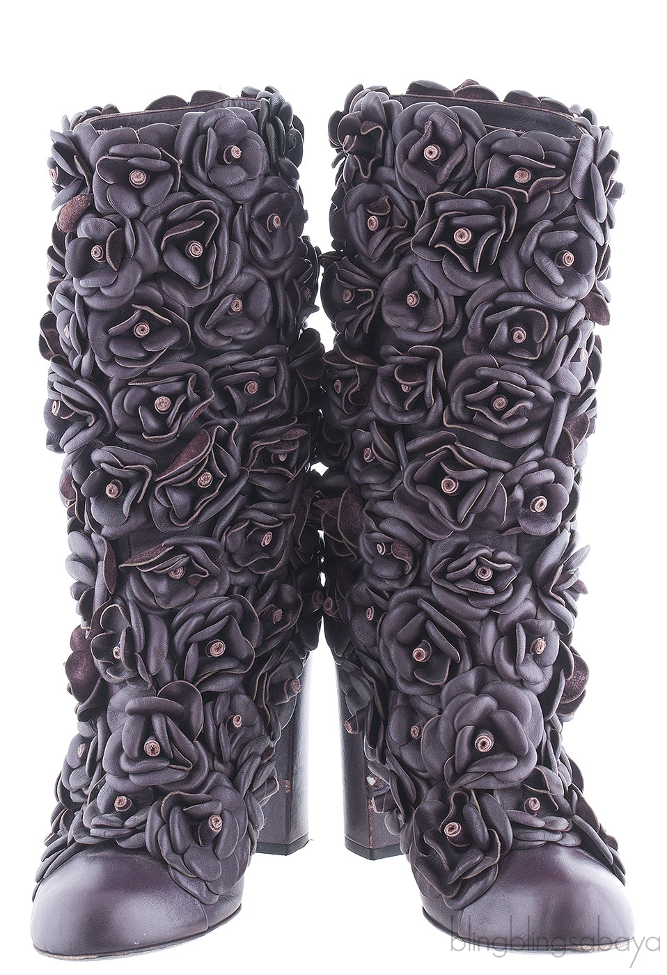 Camellia Leather Boots