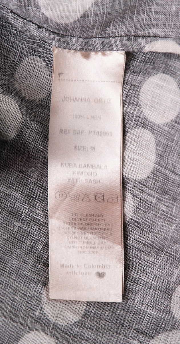 Kuba Bambala Cotton Poplin Kimono