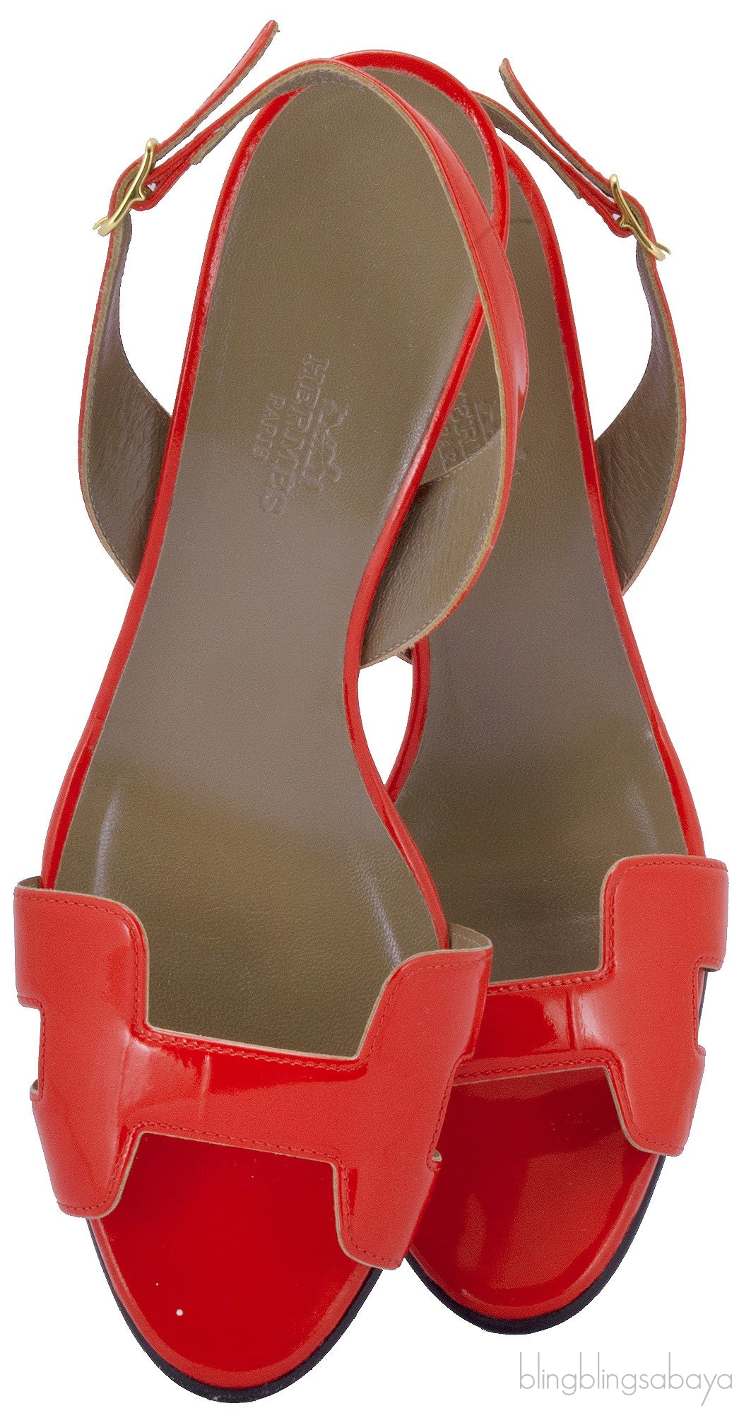 Night 70 Red Orange Slingback