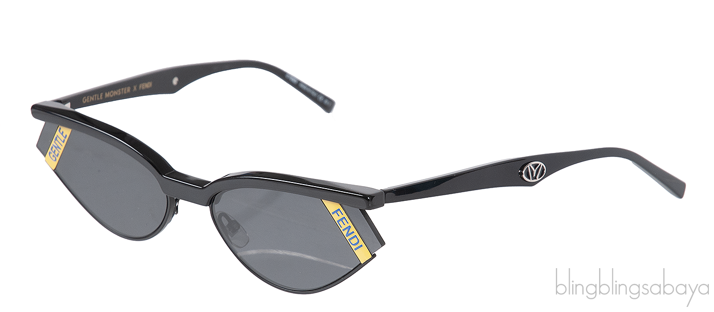 x Gentle Monster Fendi No. 1 FF0369/s Black Sunglasses
