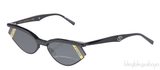 x Gentle Monster Fendi No. 1 FF0369/s Black Sunglasses