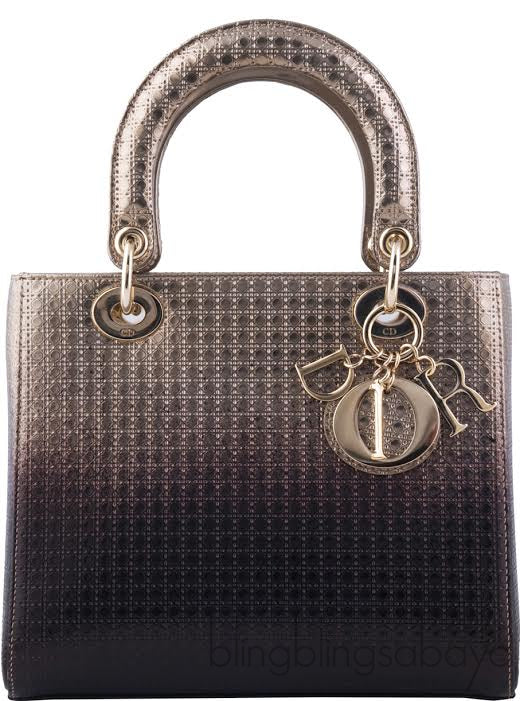 Gold Ebony Graded Metallic Lady Dior