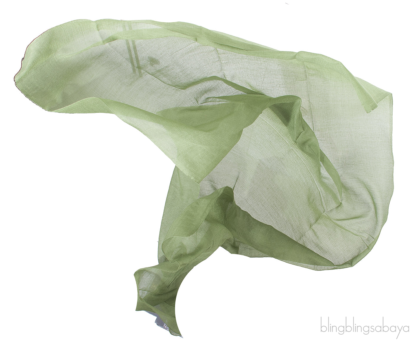 Moss Green Plain Shawl