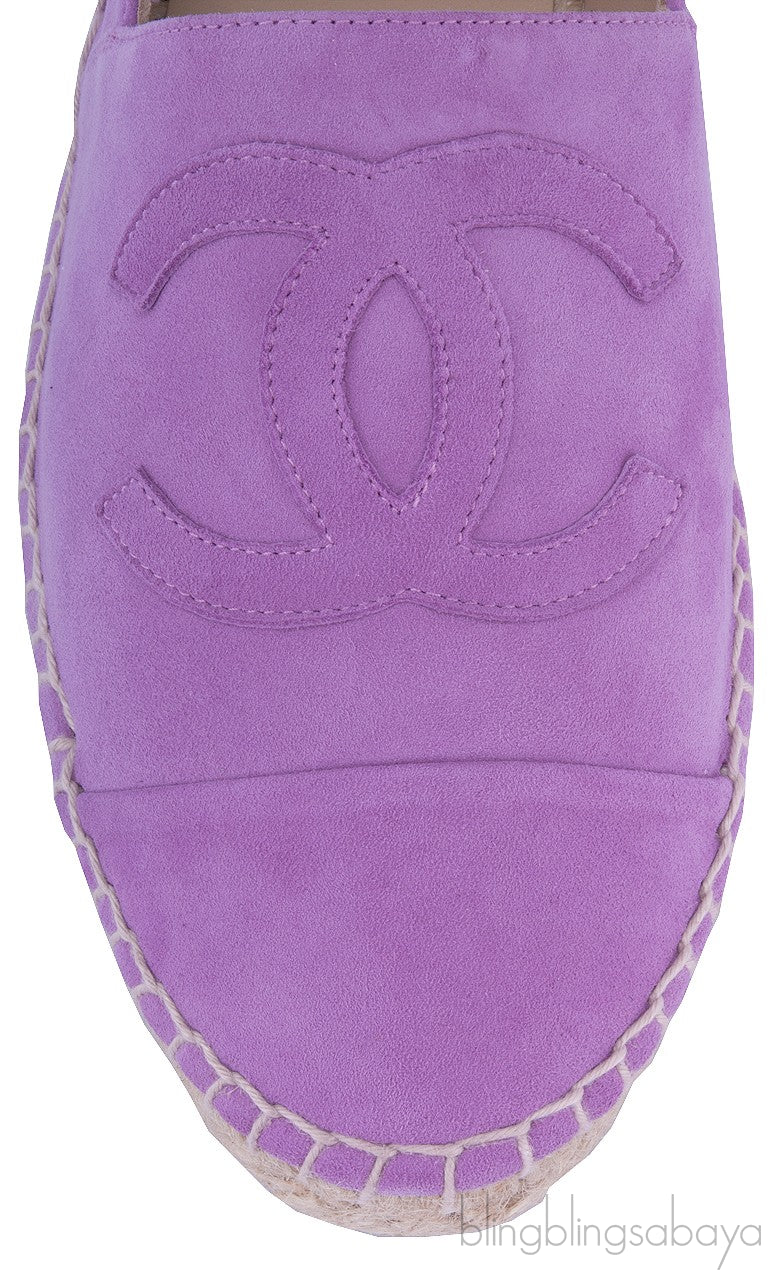 CC Suede Light Purple Espadrille