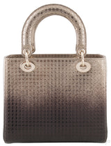 Lady Dior Gold Ebony Graded Metallic Bag