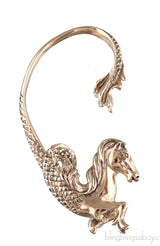 Gold Plated Mono Ear Cuff
