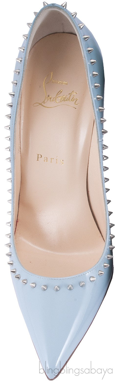 Anjalina Light Blue Spike Pointed Toe