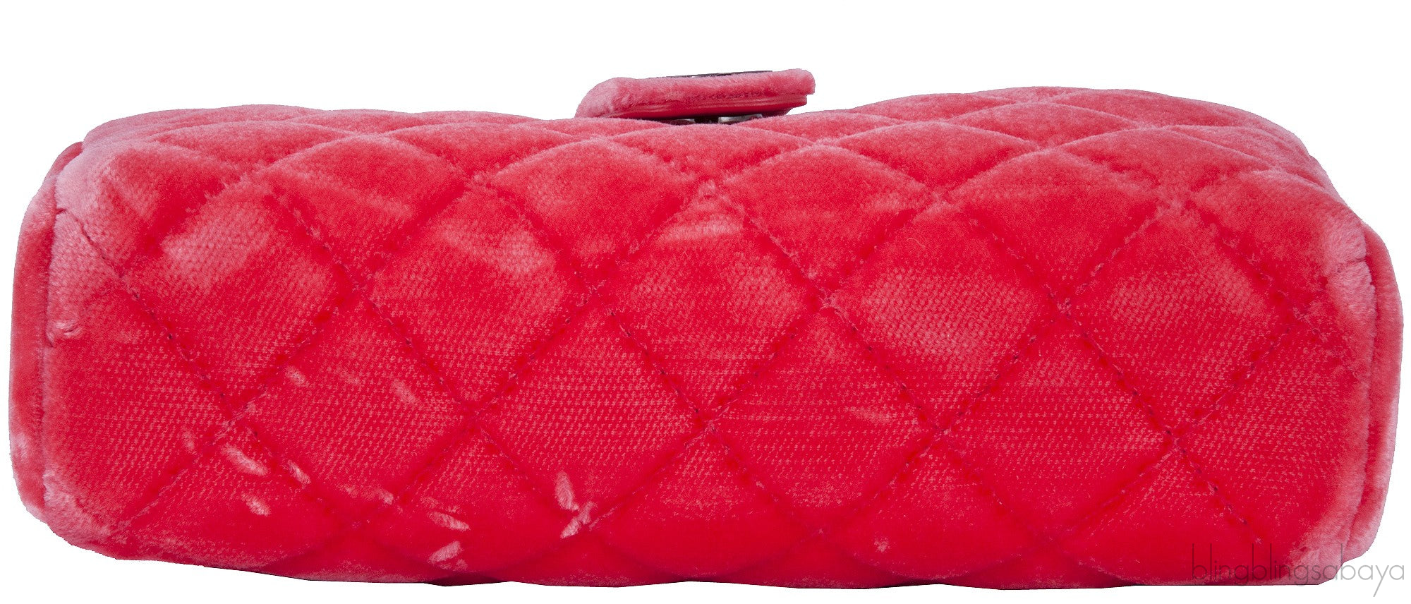 Velvet Orange Small Clutch w/ Chain