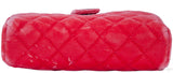 Velvet Orange Small Clutch w/ Chain