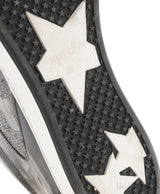 Black Patent Camou Silver Sneakers