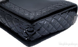 Black Patent XL Le Boy Shoulder Bag