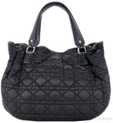 Charming Lock Black Satin Bag