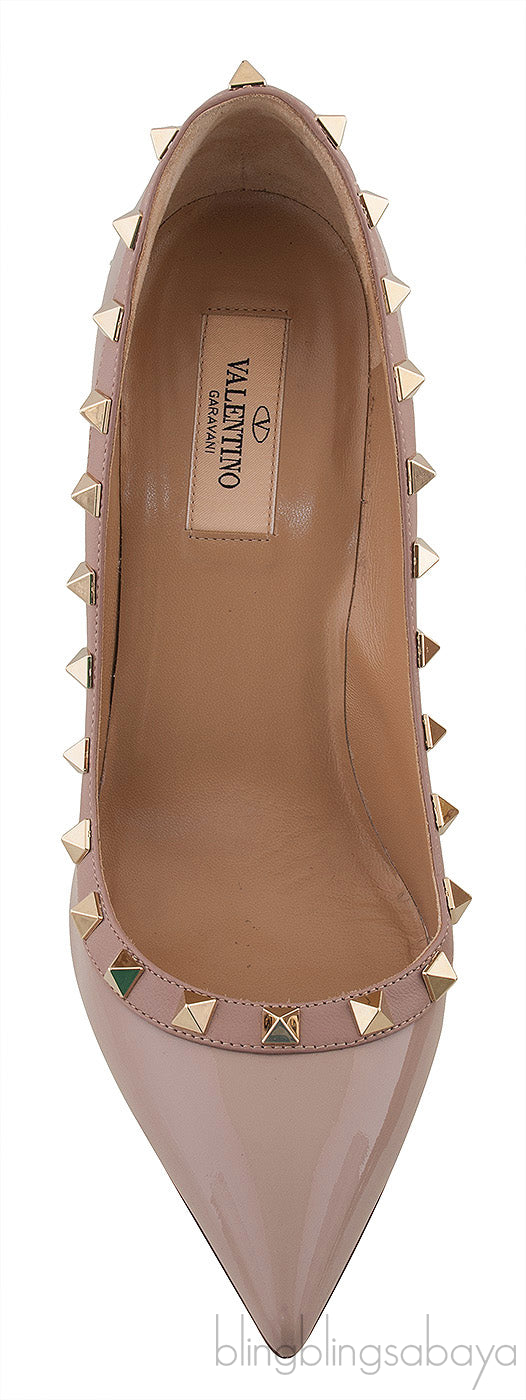 Pastel Beige Rockstud Pump