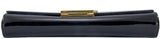 Louise Black Patent Clutch