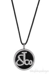 Diamond Signature Pendant Necklace