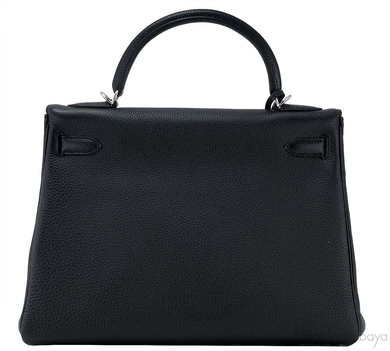 Kelly 32 Black Togo Retourne