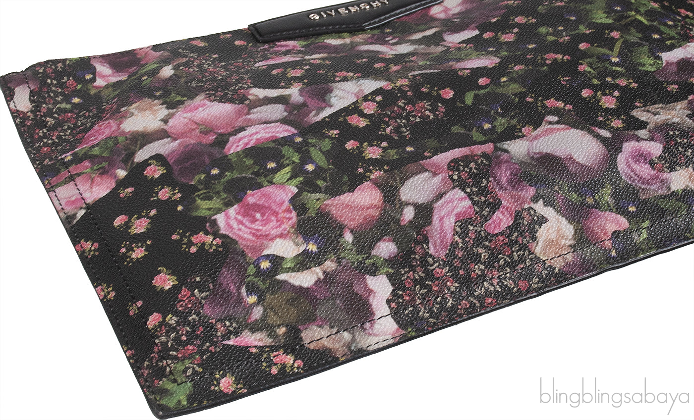 Givenchy Floral Print Large Clutch