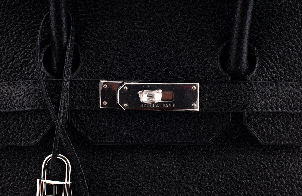 Birkin 35 Black Taurillon Clem