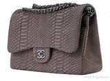 Jumbo CC Brown Python Flap