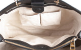 Gucci Black Printed Canvas Bamboo Shopper Tote