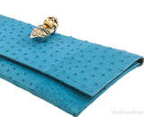 Ostrich Knuckle Ring Clutch