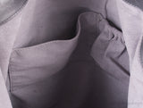 Givenchy Metallic Grey GG Leather Hobo Bag