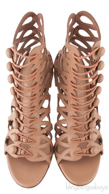 Nude Vendome Cage Sandals