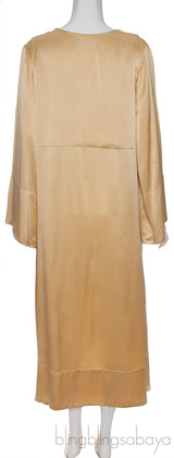 Gold Silk Dress