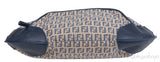 Fendi Blue FF Printed Canvas Hobo