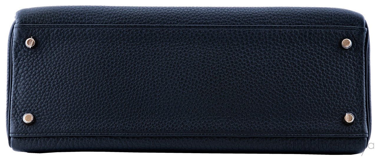 Kelly 35 Black Togo Retourne