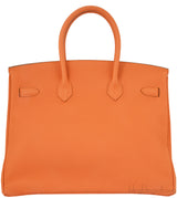 Birkin 35 Orange Togo GHW