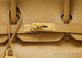 Birkin 35 Camel Swift GHW