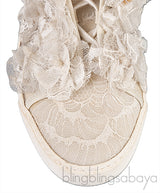 Floral Mesh Camellia Sneakers
