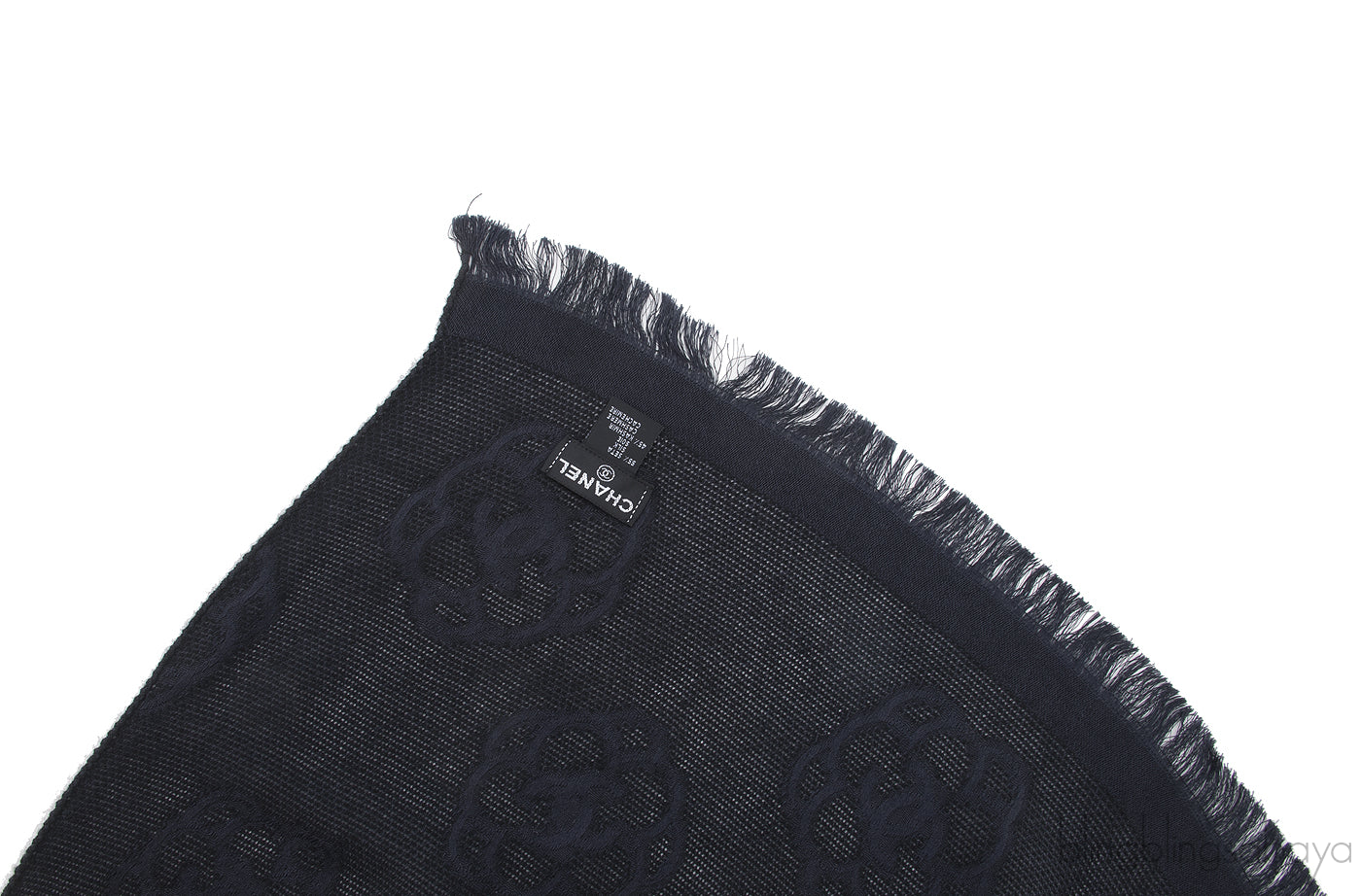CC Camellia Black Stole