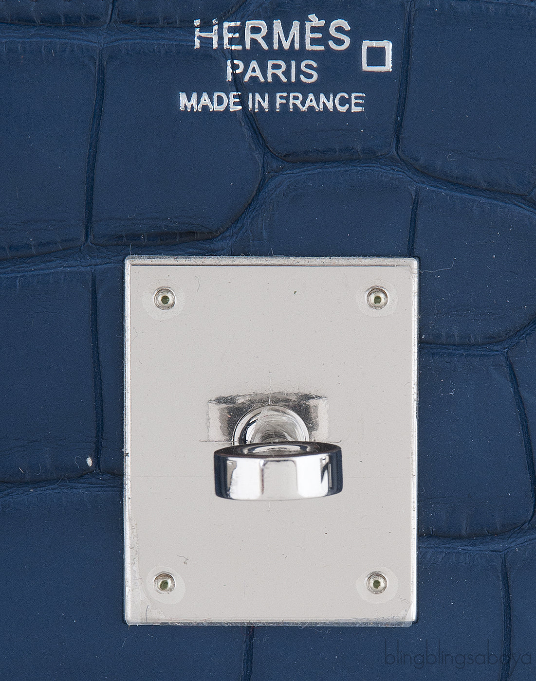Birkin 30 Blue Sapphire Matte Crocodile