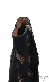 Aquazzura Fauna Insect Embellished Ankle Boots