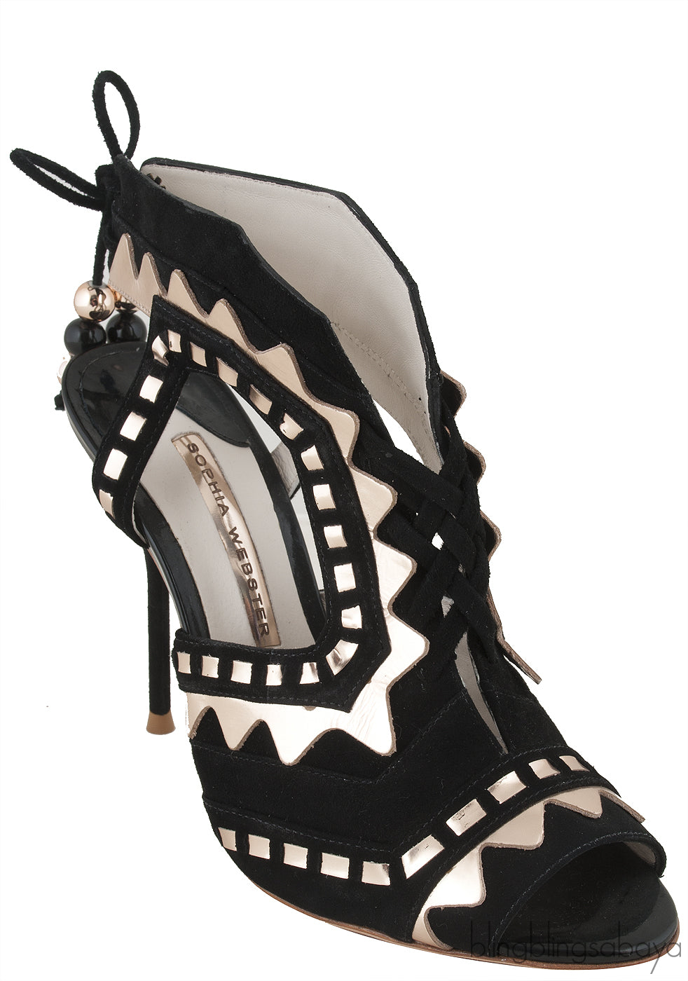 Cut-out Suede Leather Sandals